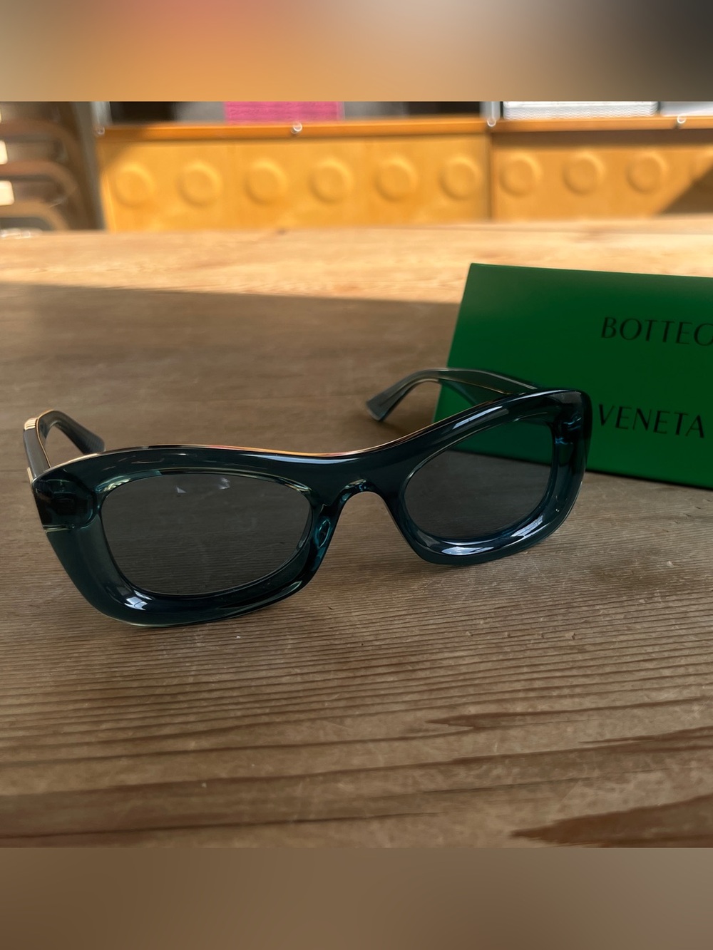 Bottega Veneta Blue Sunglasses